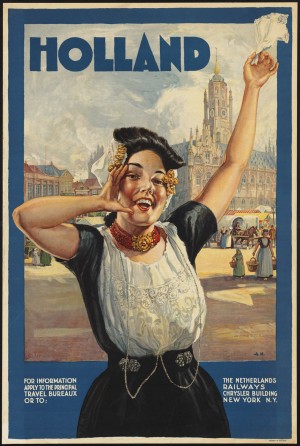 Holland Vintage Travel Poster